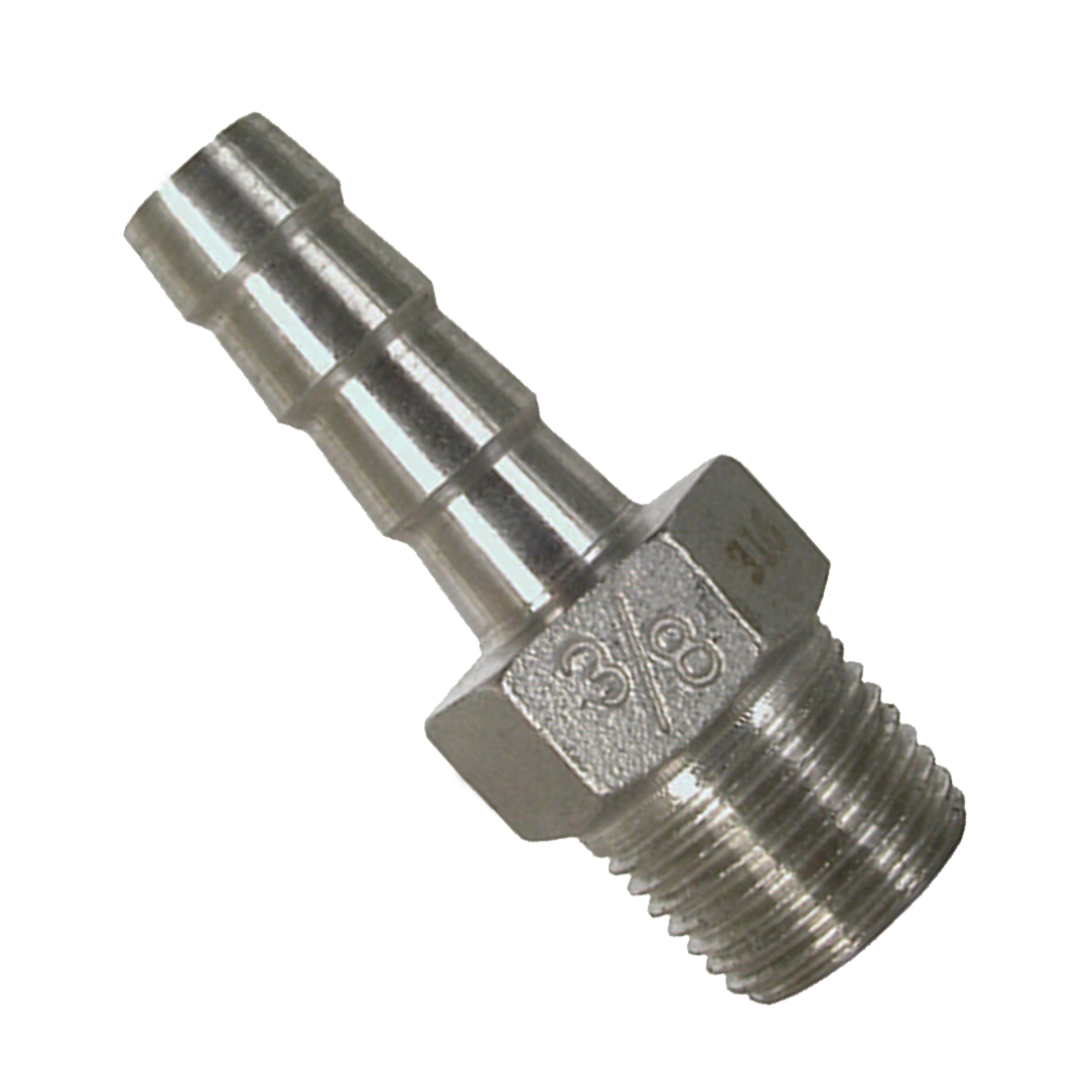 316-A1238 (Banjo) Barb-1/2 Mpt X 3/8 Hb Ss
