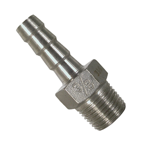 316-A1238 (Banjo) Barb-1/2 Mpt X 3/8 Hb Ss