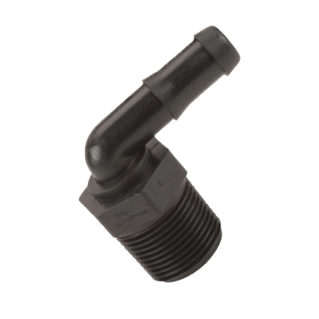 HB075/050-90 (Banjo) Barb-3/4 Mpt X 1/2 Hb 90Deg
