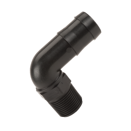 HB075/100-90 (Banjo) Barb-3/4 Mpt X 1 Hb 90Deg