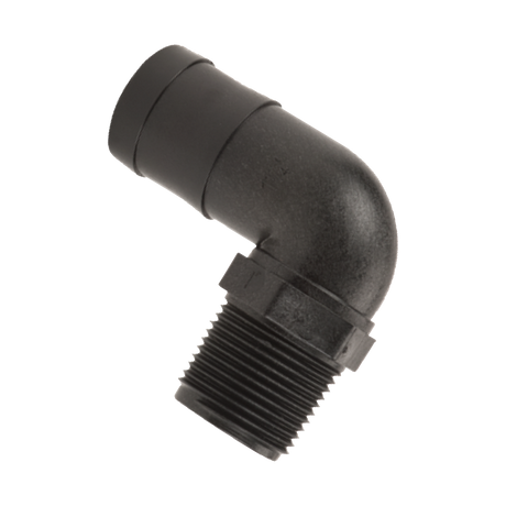HB100/125-90 (Banjo) Barb-1Mpt X 1-1/4 Hb 90Deg