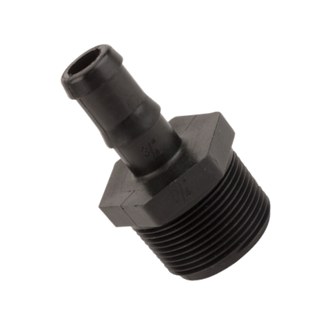 HB125-075 (Banjo) Barb-1-1/4 Mpt X 3/4 Hb