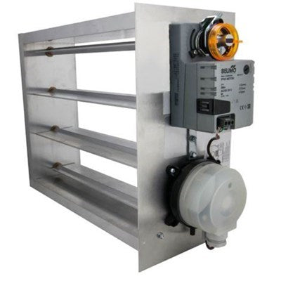 EB-1812-BM (Io HVAC Systems) | 18 x 12 HD Motorized Bypass Damp | IO HVAC Control | Damper