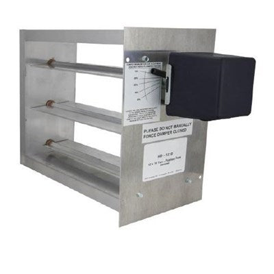 HD-2222 (Io HVAC Systems) | 22 x 22 Rect Two Position Zone Damper | IO HVAC Control | Damper