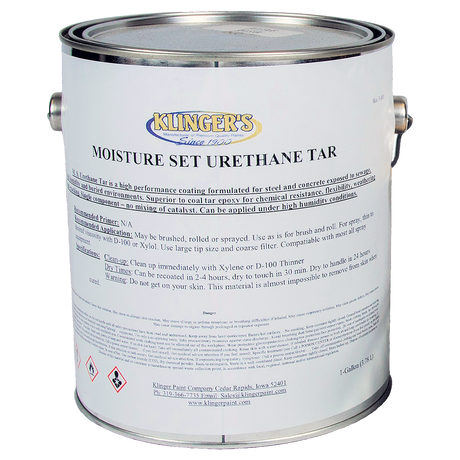 18900 (Klinger Paint) Tar-Ms Urethane Prem Undrgnd Coating Gal