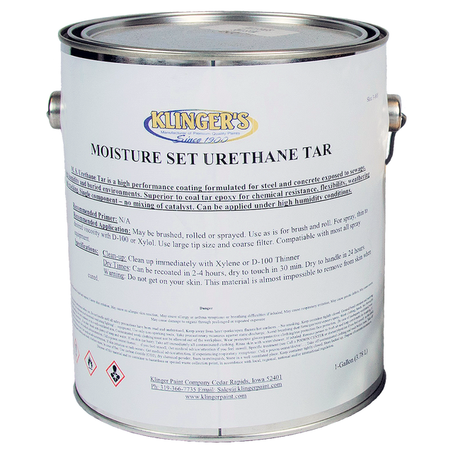 18900 (Klinger Paint) Tar-Ms Urethane Prem Undrgnd Coating Gal