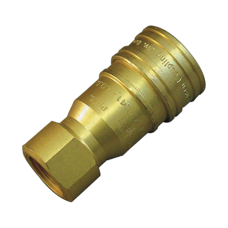 100-006 (Hansen) Coupling-Hansen F X 3/8 Fpt