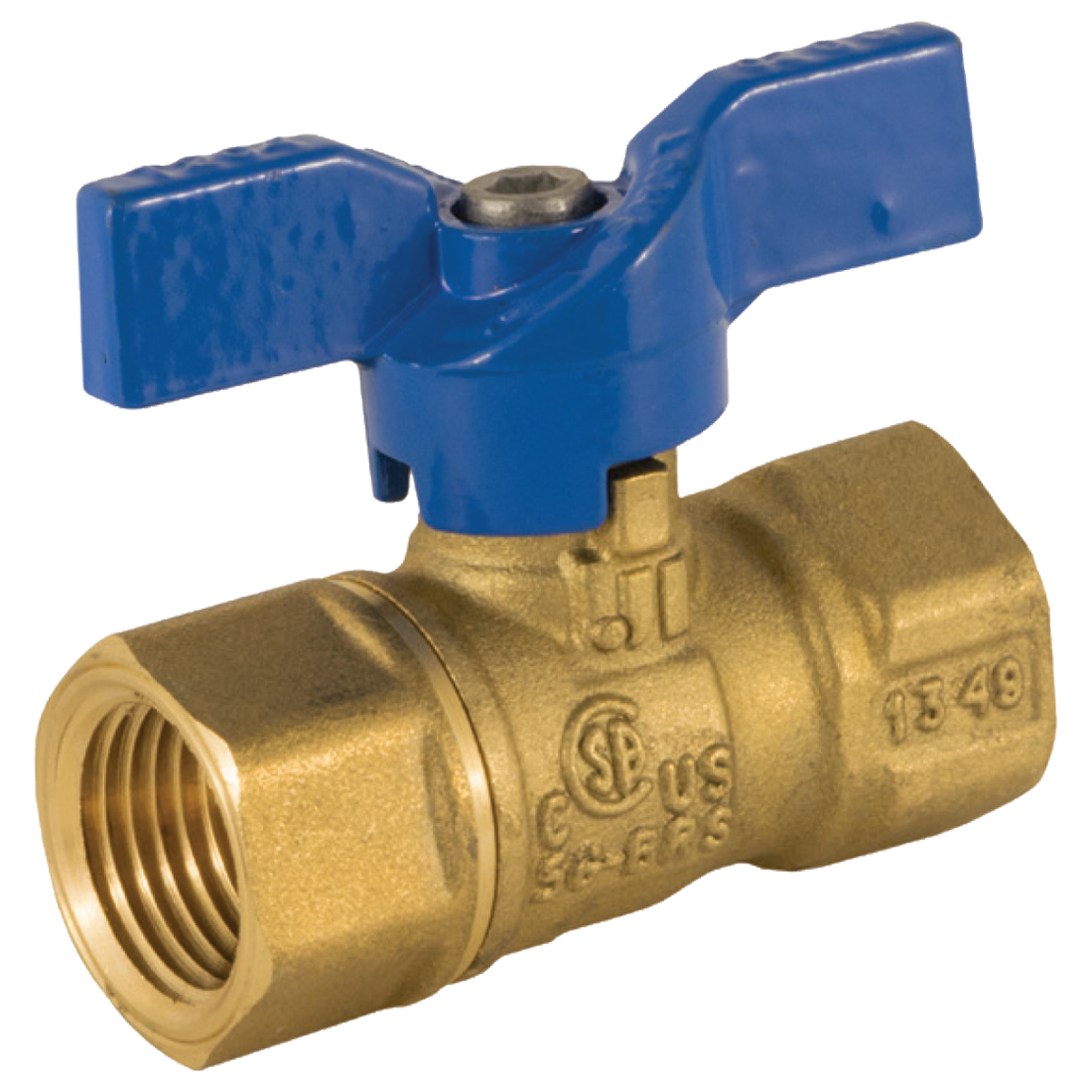 7077808089800 (Jomar Valve) Valve-Ball 1/2 Fip 2 Piece 600 Wog