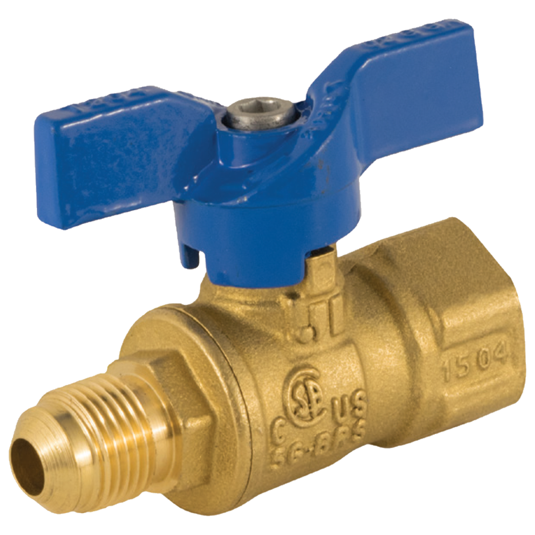 101-502 (Jomar Valve) Valve-Ball 1/2 Fip X 3/8 Fl 2 Pc 600 Wog