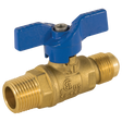 101-703 (Jomar Valve) Valve-Ball 1/2 Mip X 1/2 Fl 2 Pc 600 Wog