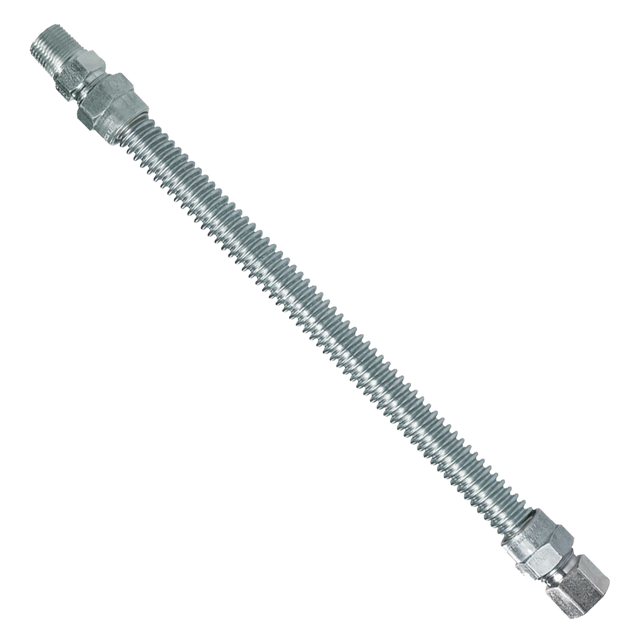 100-2122-18 | Connector-3/8 Od X 18 3/8Mipx3/8Fip