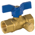 102-301 (Jomar Valve) Valve-Ball 1/4 Fip 2 Pc 600 Wog Side Tap