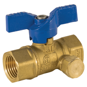 102-302 (Jomar Valve) Valve-Ball 3/8 Fip 2 Pc 600 Wog Side Tap