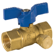 102-303 (Jomar Valve) Valve-Ball 1/2 Fip 2 Pc 600 Wog Side Tap