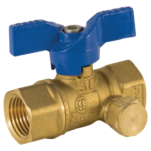 102-304 (Jomar Valve) Valve-Ball 3/4 Fip 2 Pc 600 Wog Side Tap