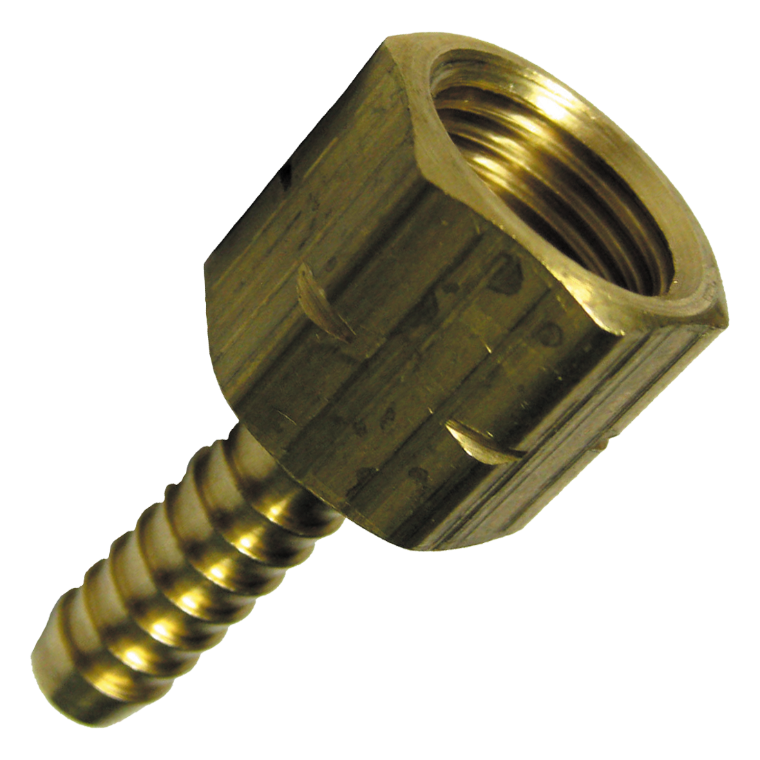 128-44 | Fitting-1/4 Hb X 1/4 F Fla Svl Br