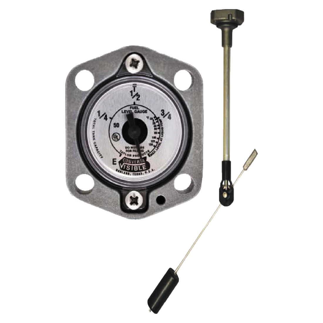 130255 (Squibb Taylor) Gauge-Float Mtr Fuel Jr 24 Dia Side Mnt