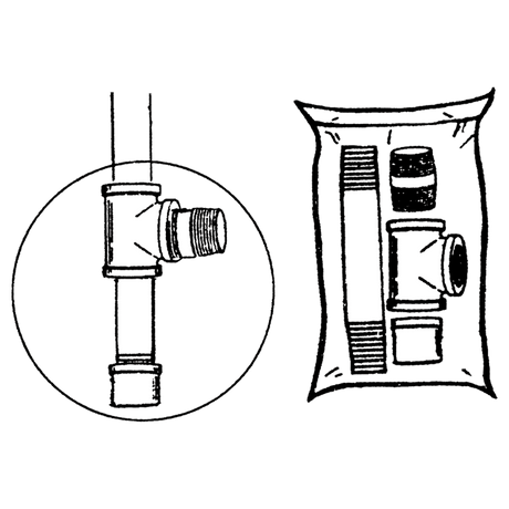 LP-25090050 (FEI Inc) Drip Kit-3/8 Sch 40 Black Iron