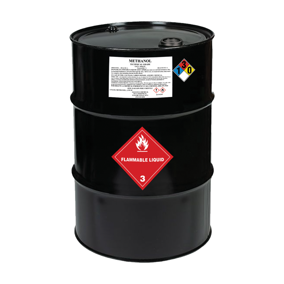 30-DRUM | Methanol-30 Gal Drum