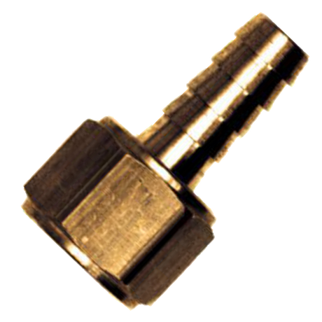 130-4B | Fitting-1/4 Hb X 1/4 Fpt Swivel Brass