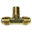 A45EEC | Tee-3/8 Fl X 3/8 Fl X 1/4 Mpt