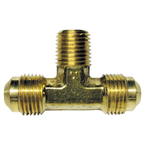 A45EEC | Tee-3/8 Fl X 3/8 Fl X 1/4 Mpt