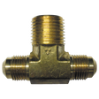 A45EEF | Tee-3/8 Fl X 3/8 Fl X 1/2 Mpt