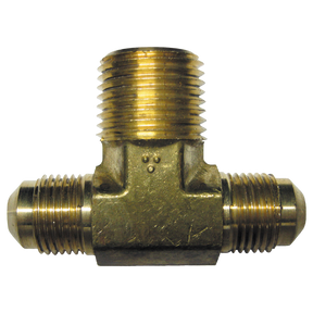 A45EEF | Tee-3/8 Fl X 3/8 Fl X 1/2 Mpt