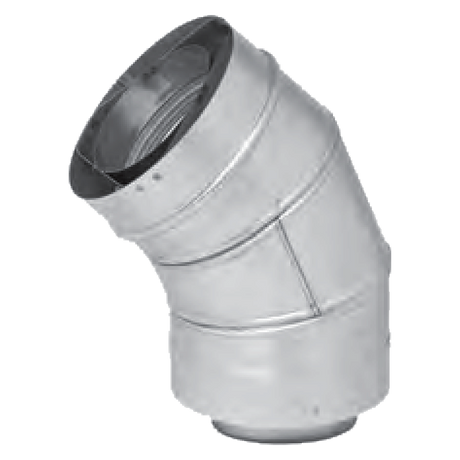 4CGV45L (Metal-Fab) Venting-Cat3 Ss 4 45Deg Elb Fixed