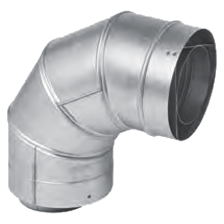 4CGV90L (Metal-Fab) Venting-Cat3 Ss 4 90Deg Elb Fixed