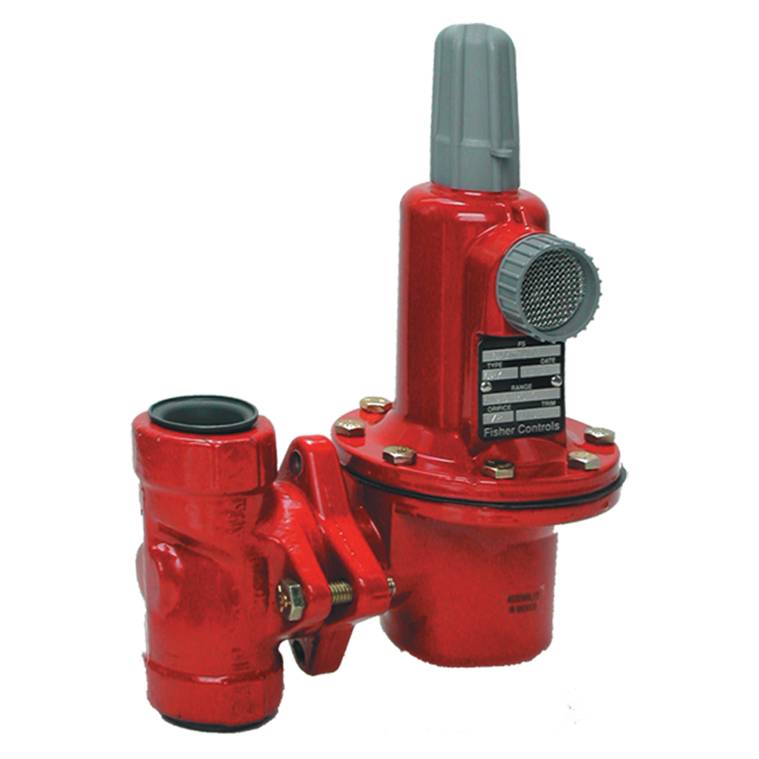 627-419 (Fisher) Regulator-1St 3/4 Fpt 1/2 Por 35-80Psi
