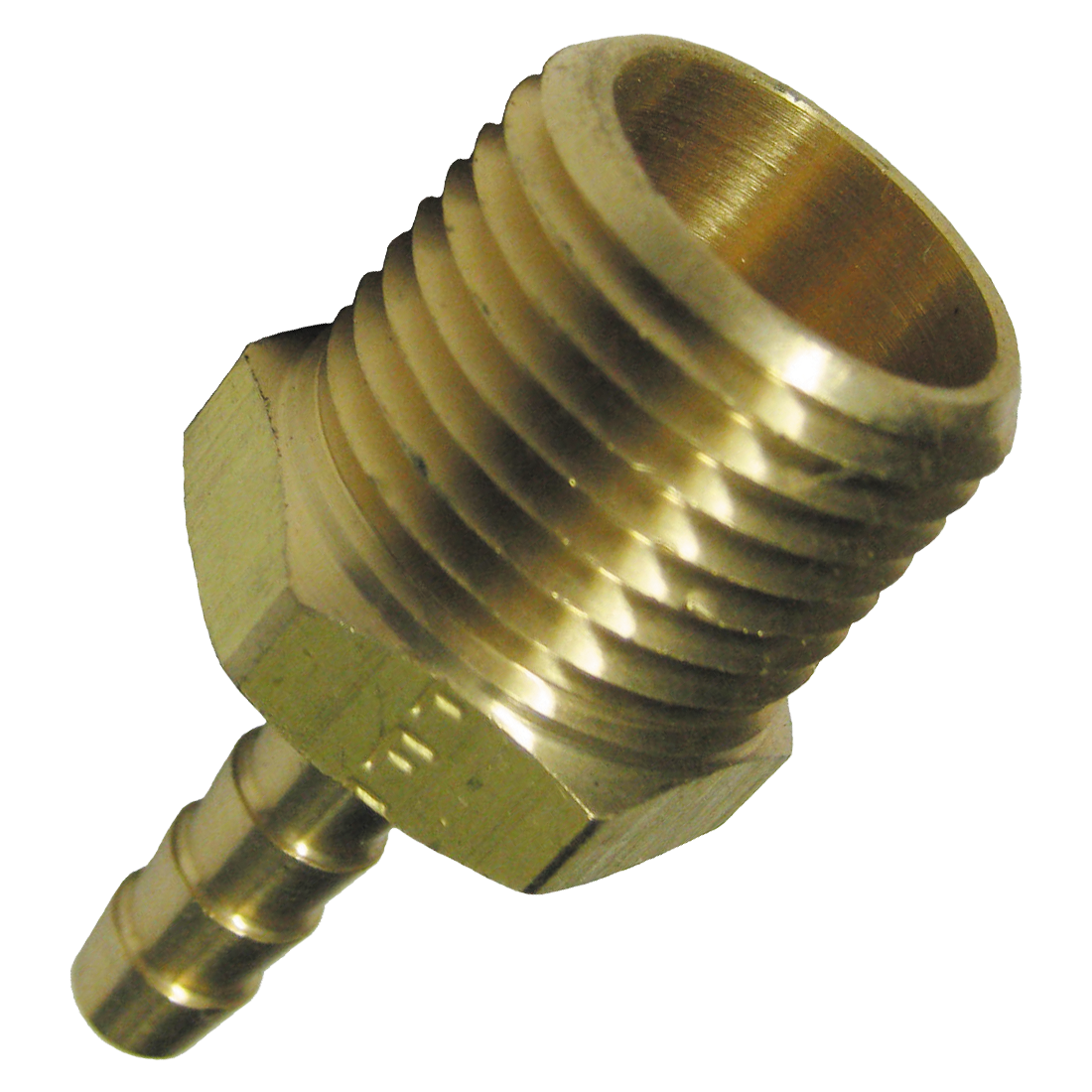 125-4D | Fitting-1/4 Hb X 1/2 Mpt Brass