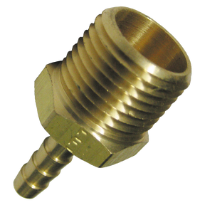 125-4D | Fitting-1/4 Hb X 1/2 Mpt Brass