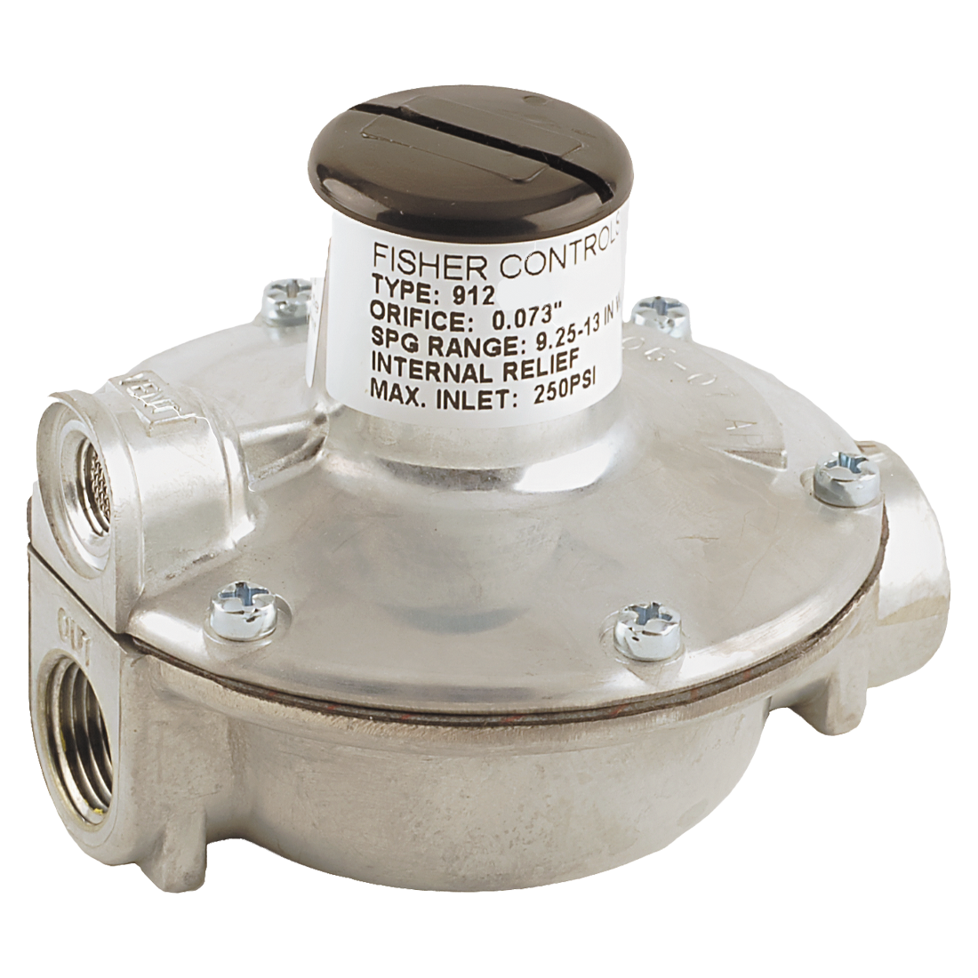 912-197 (Fisher) Regulator-Sgl 1/4X3/8 Fpt 101K 12-24Wc