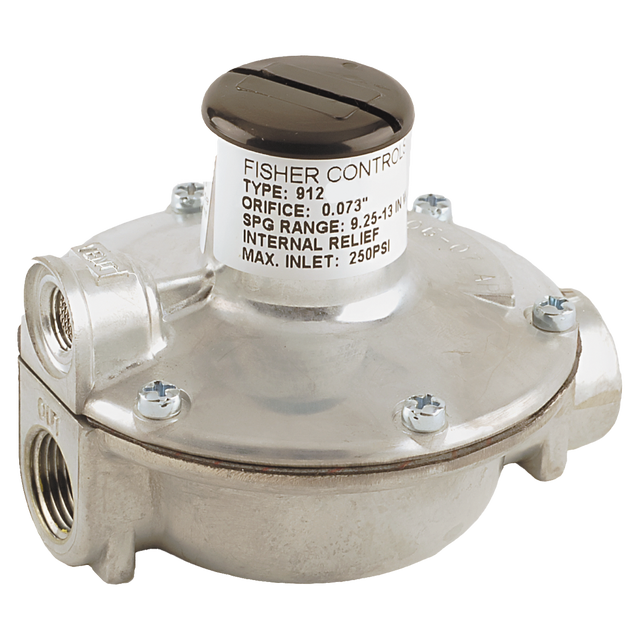 912-197 (Fisher) Regulator-Sgl 1/4X3/8 Fpt 101K 12-24Wc