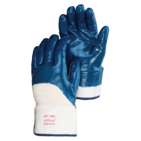 9460SP-M (Liberty Glove) Glove-Blue Nitrile Safety Cuff Hvy Wt Md