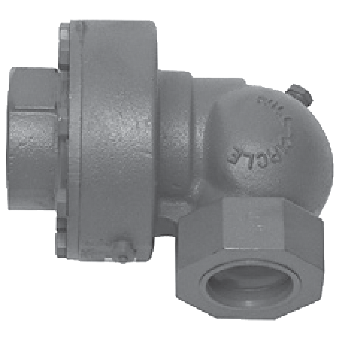 99 30.0531 (Hannay Reels) Swivel-1-1/2 90 Deg F X F 350 Psi