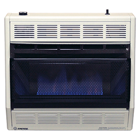 BF30WNAT (Empire) Heater-Bflm Nat 30K Btu Vf Tstat Wht
