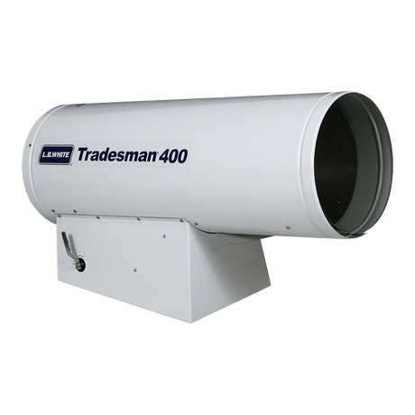 TRADESMAN 400 (L.B. White) Heater-Port Ced Air Lp 250-400K Btu