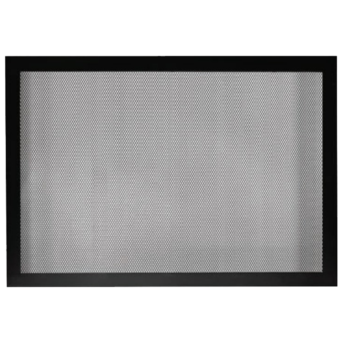 DVWQ3BL (Empire) Frame-Door Rectangle Mat Blk Bar Scn