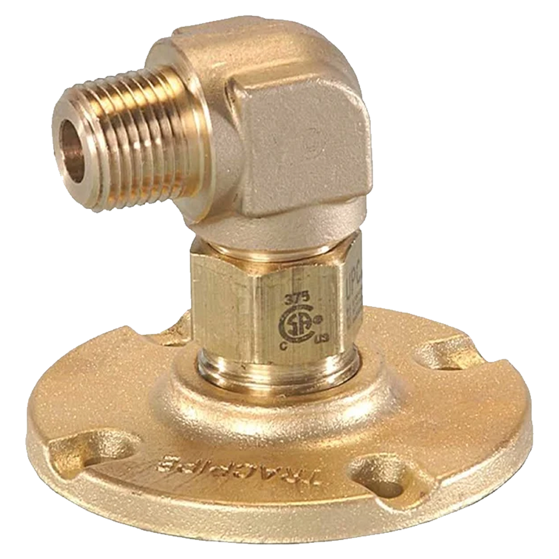 FGP-ELLB-375 (OmegaFlex) Fitting-Autoflr 3/8 90 Deg Br Flg