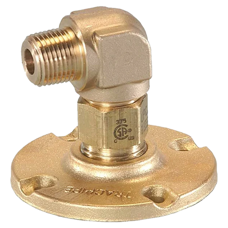 FGP-ELLB-375 (OmegaFlex) Fitting-Autoflr 3/8 90 Deg Br Flg