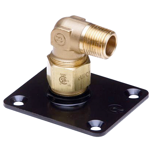 FGP-ELS-500 (OmegaFlex) Fitting-Autoflr 1/2 90 Deg Elb Stl Flg