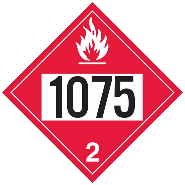 G1075 (Douglass) Decal-Magnetic Diamond 1075 Lp Gas