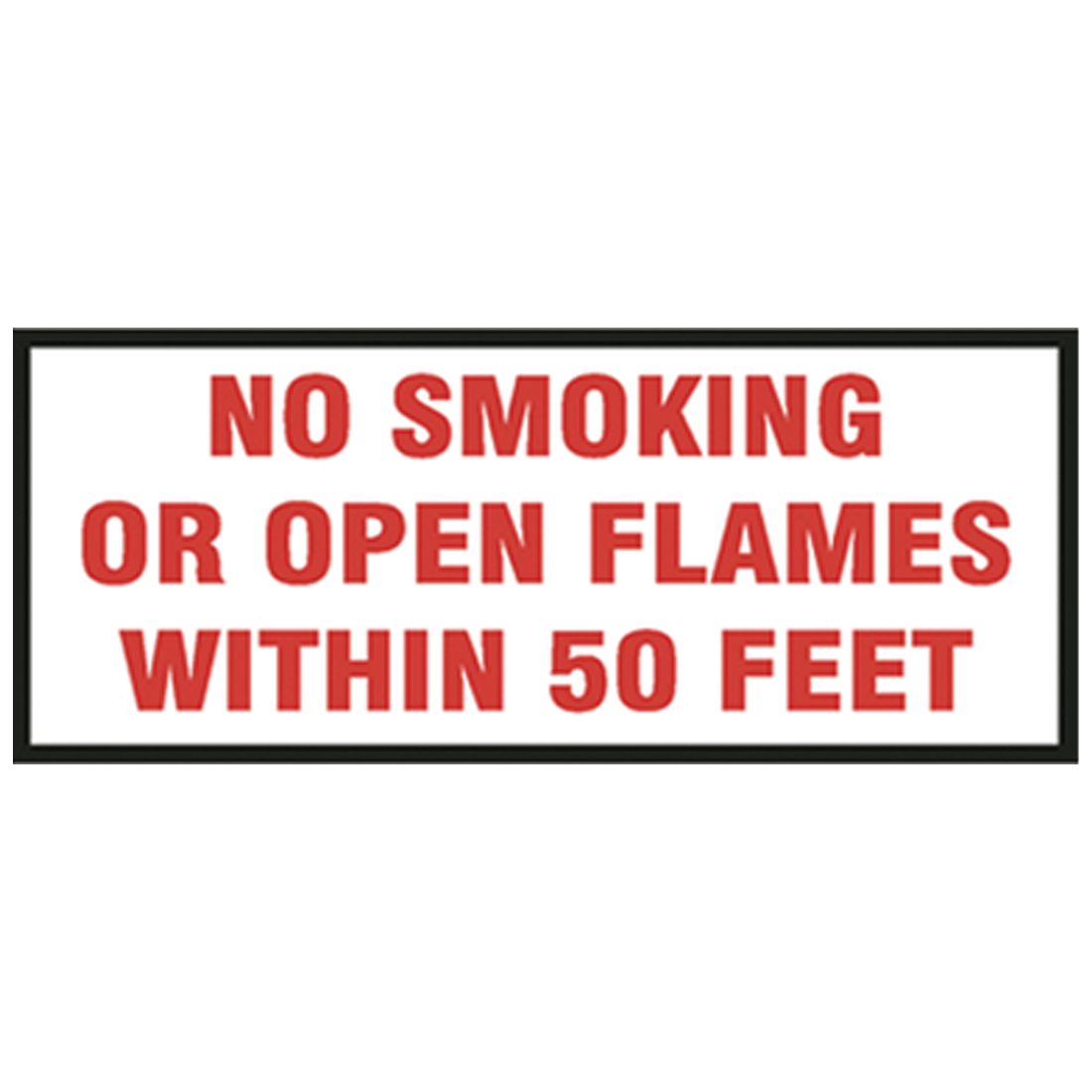 M26-B (Douglass) Sign-Metal No Smoking 50 4Ltrs Red/Wht