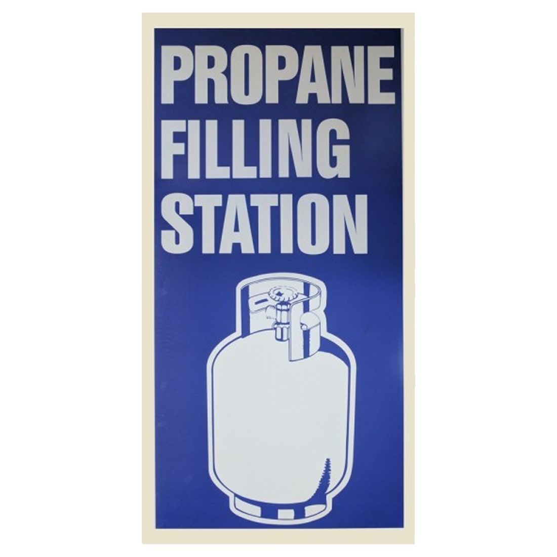 M97-A (Douglass) Sign-Metal Propane Filling 6 Ltrs