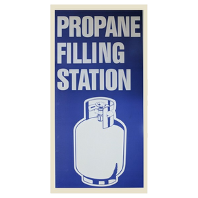 M97-A (Douglass) Sign-Metal Propane Filling 6 Ltrs