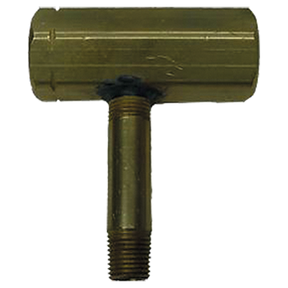 ME1705A (Marshall Excelsior) Tee-Block Check Fpol X 1/4 Mpt