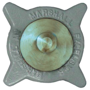 ME441FS (Marshall Excelsior) Cap-3-1/4 F Acme Knob Steel