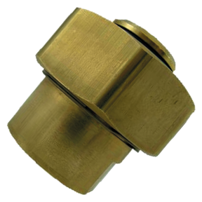 ME458 (Marshall Excelsior) Adapter-3/4 Fpt X 1-5/8 Unf Check Lock